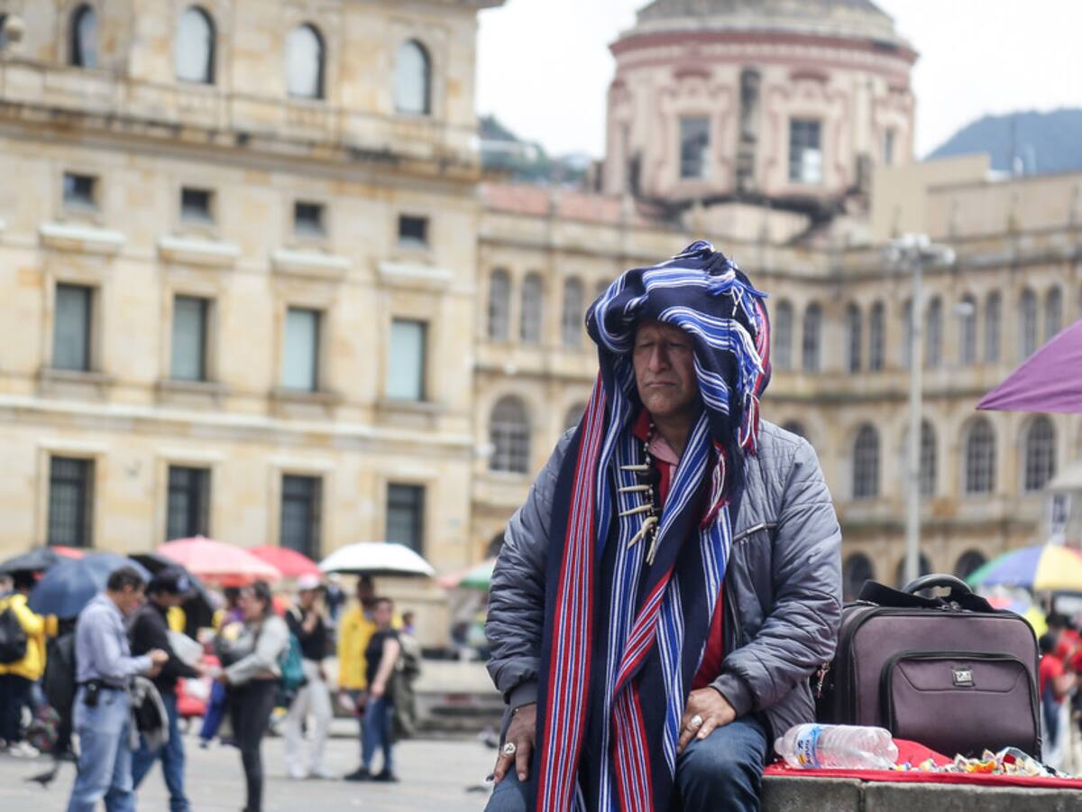 Gobierno e indígenas movilizándose en la Plaza de Bolívar llegan a acuerdo