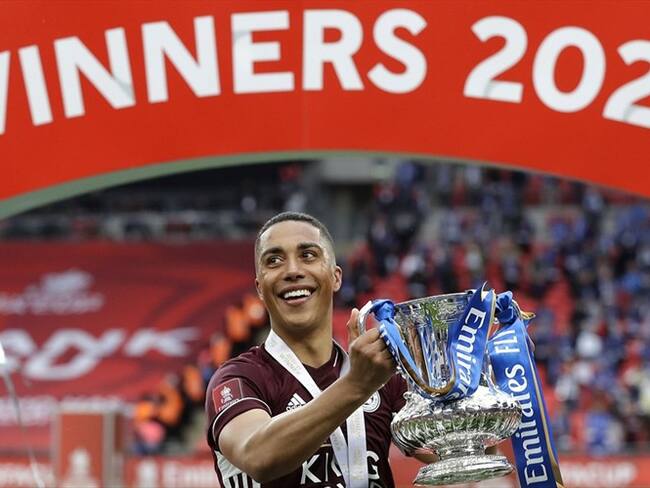 Youri Tielemans, jugador del Leicester. Foto: Kirsty Wigglesworth - Pool/Getty Images