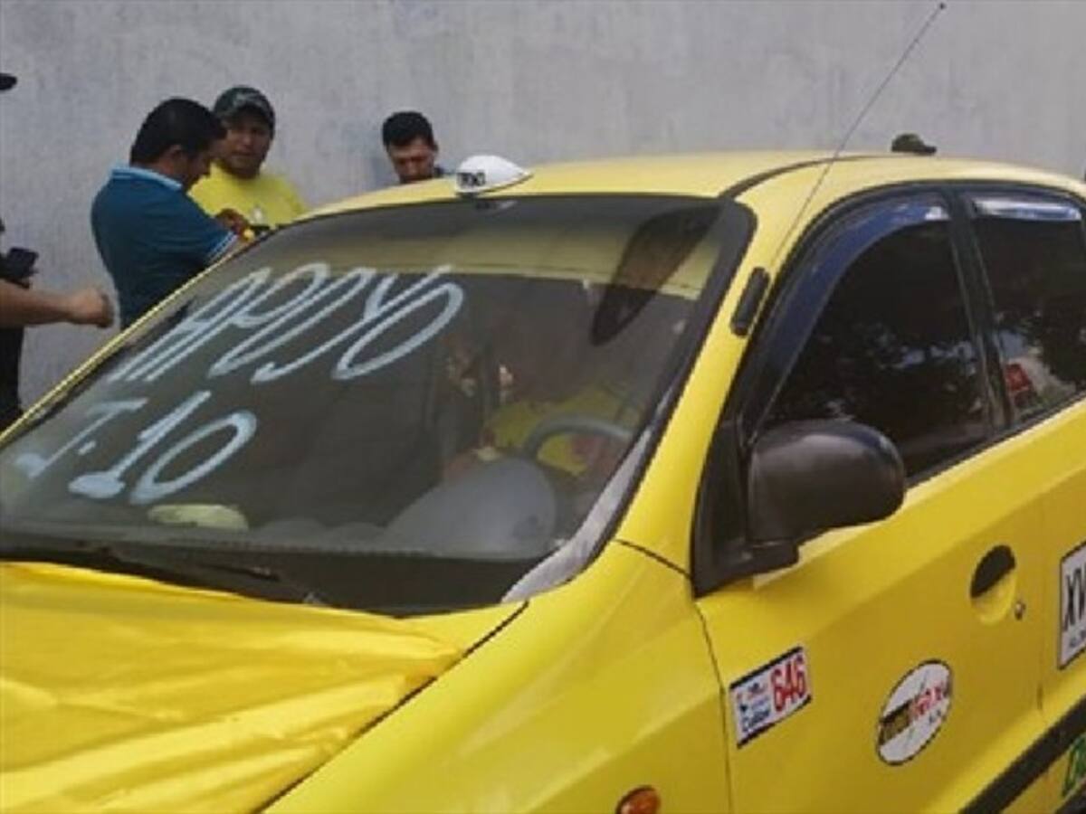 Prepare sus recorridos, habrá plan tortuga por taxistas en Bucaramanga