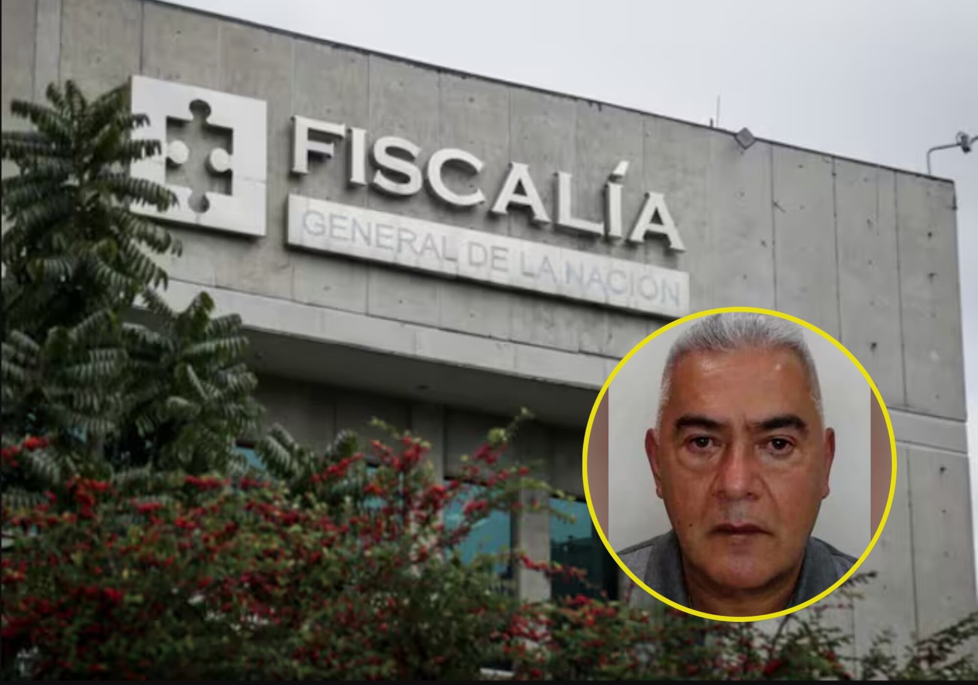 Fiscalía General de la Nación y alias 'Papá Pitufo'. Foto: Colprensa y cortesía.