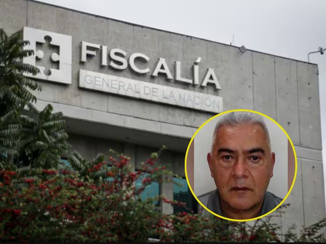 Fiscalía General de la Nación y alias 'Papá Pitufo'. Foto: Colprensa y cortesía.