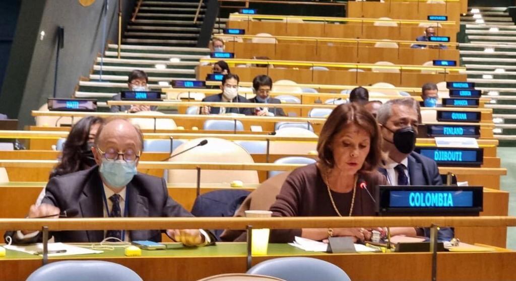 Marta Lucía Ramírez, canciller de Colombia en su intervención ante la ONU