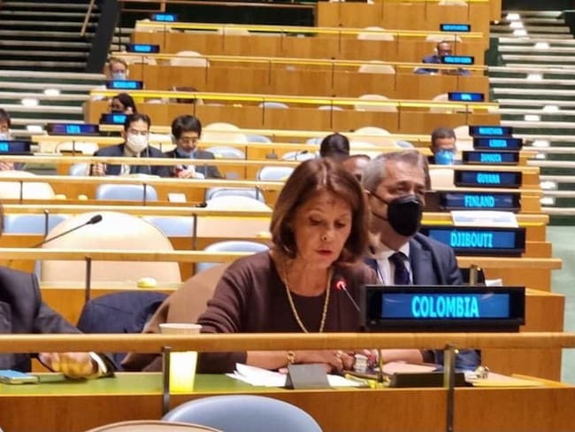 Marta Lucía Ramírez, canciller de Colombia en su intervención ante la ONU