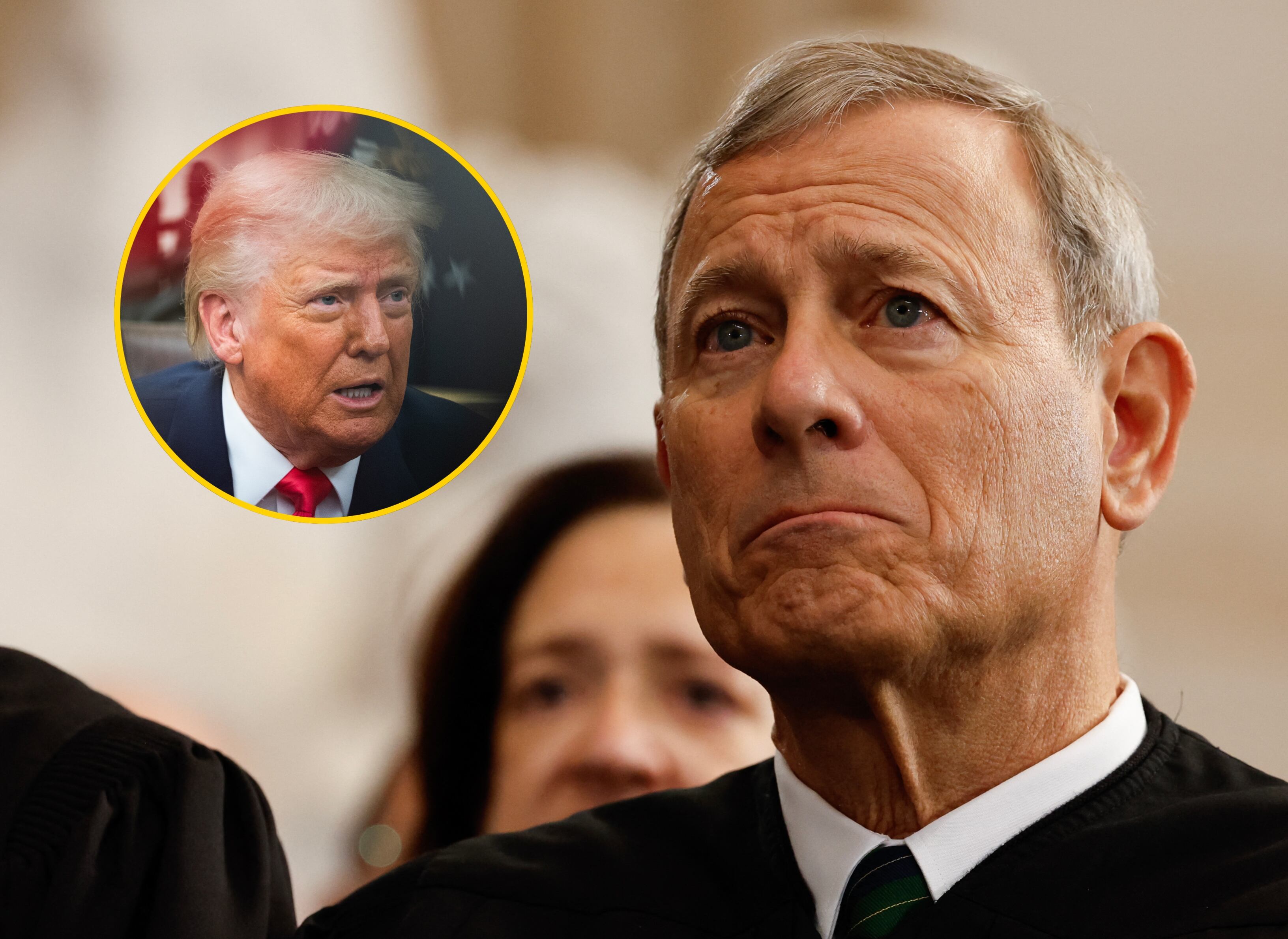 El presidente del Tribunal Supremo de Estados Unidos, el conservador John Roberts. FOTO: CHIP SOMODEVILLA/POOL/AFP via Getty Images