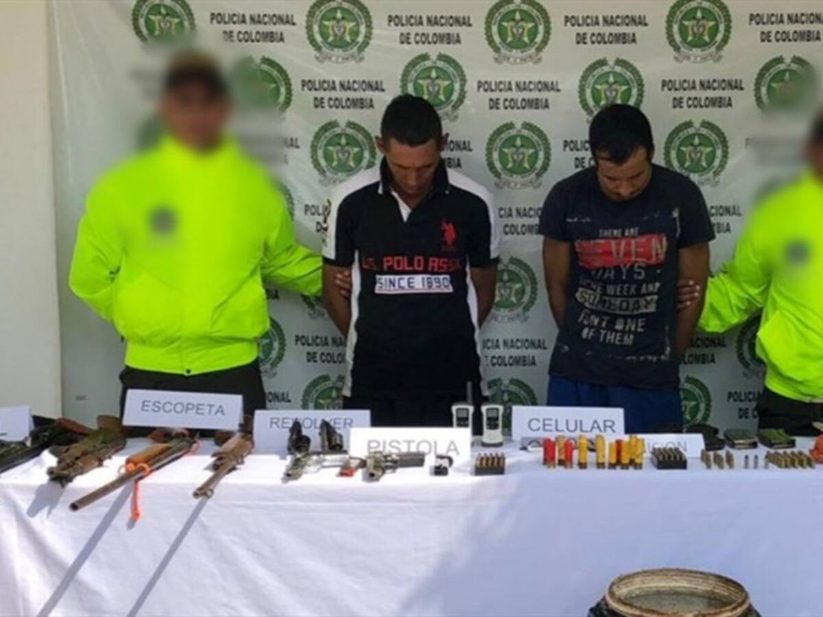 Capturan a dos presuntos integrantes del Clan del Golfo en el sur de Córdoba