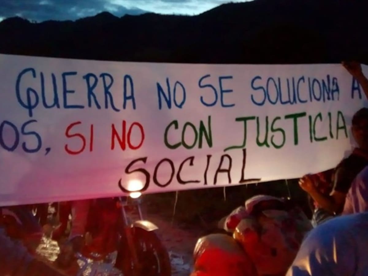 Cerca de 800 campesinos se concentran en El Tarra, zona del Catatumbo