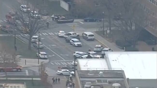 Siete heridos por balacera en universidad de Ohio, Estados Unidos. Foto: Agencia Reuters