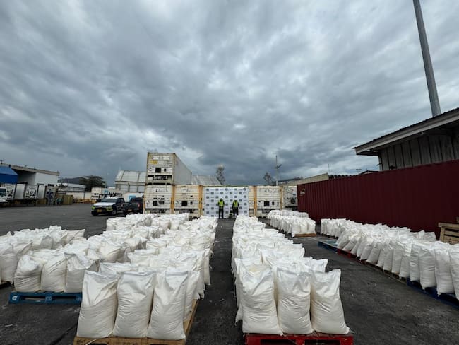 Caen 4 toneladas de cocaína mezcladas con harina en Santa Marta /Antinarcóticos