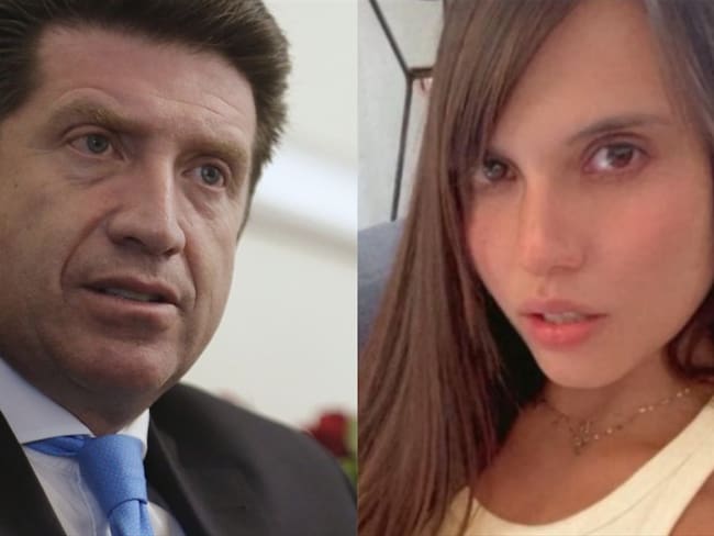Ministro de Defensa, Diego Molano, y abogada Natalia Bedoya. Foto: Colprensa - Álvaro Tavera / Instagram: @n22nata