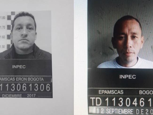 Los reclusos fueron identificados como Olmedo Vargas Padilla y Jhon Gutiérrez Rincón. Foto: W Radio