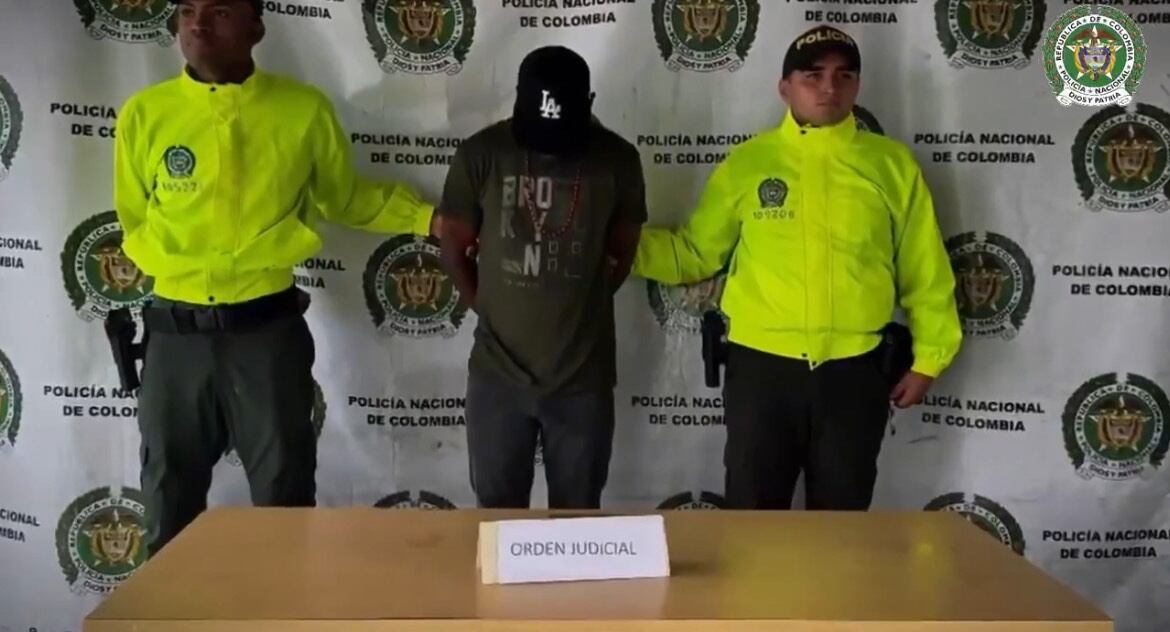 Capturan a alias ‘Satinga’, pieza clave de ‘Los Espartanos’ en Buenaventura. Foto: Suministrada.