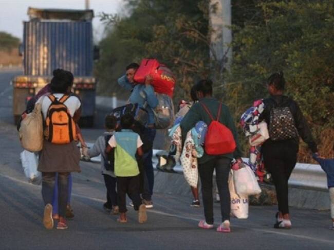 Comunidad denuncia que migrantes los amenzaron al negarse a ayudarlos con comida o dinero durante el puente festivo de Reyes. Foto: Suministrada W Radio