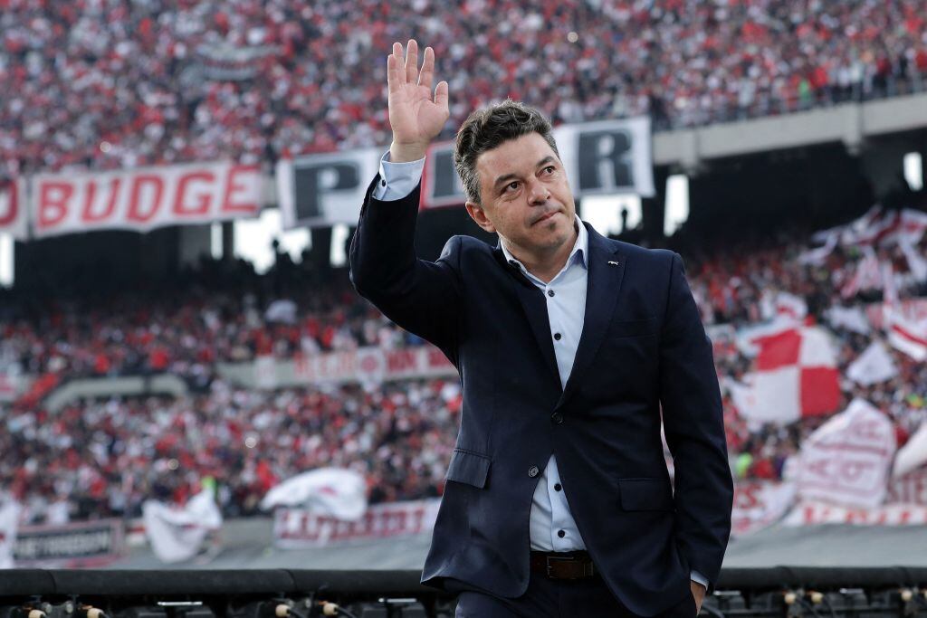 Marcelo Gallardo, director técnico de fútbol y exfutbolista en su paso como entrenador de River Plate en marzo de 2022. Foto: ALEJANDRO PAGNI/AFP via Getty Images