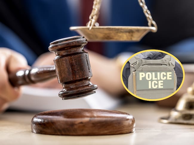 ICE. Foto: Christopher Juhn/Anadolu via Getty Images)Juez. Foto: Getty Images.