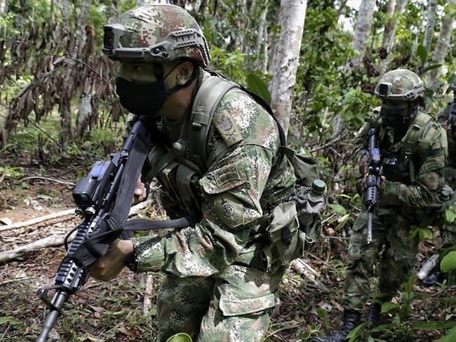 Localizan caleta con armamento del Clan del Golfo en el Chocó. Foto: Colprensa