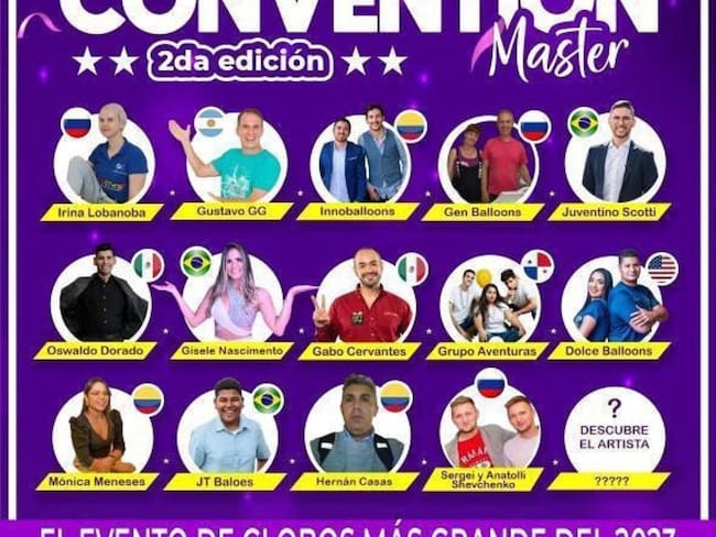 Anuncio del evento en Santa Marta/ Mónica Meneses