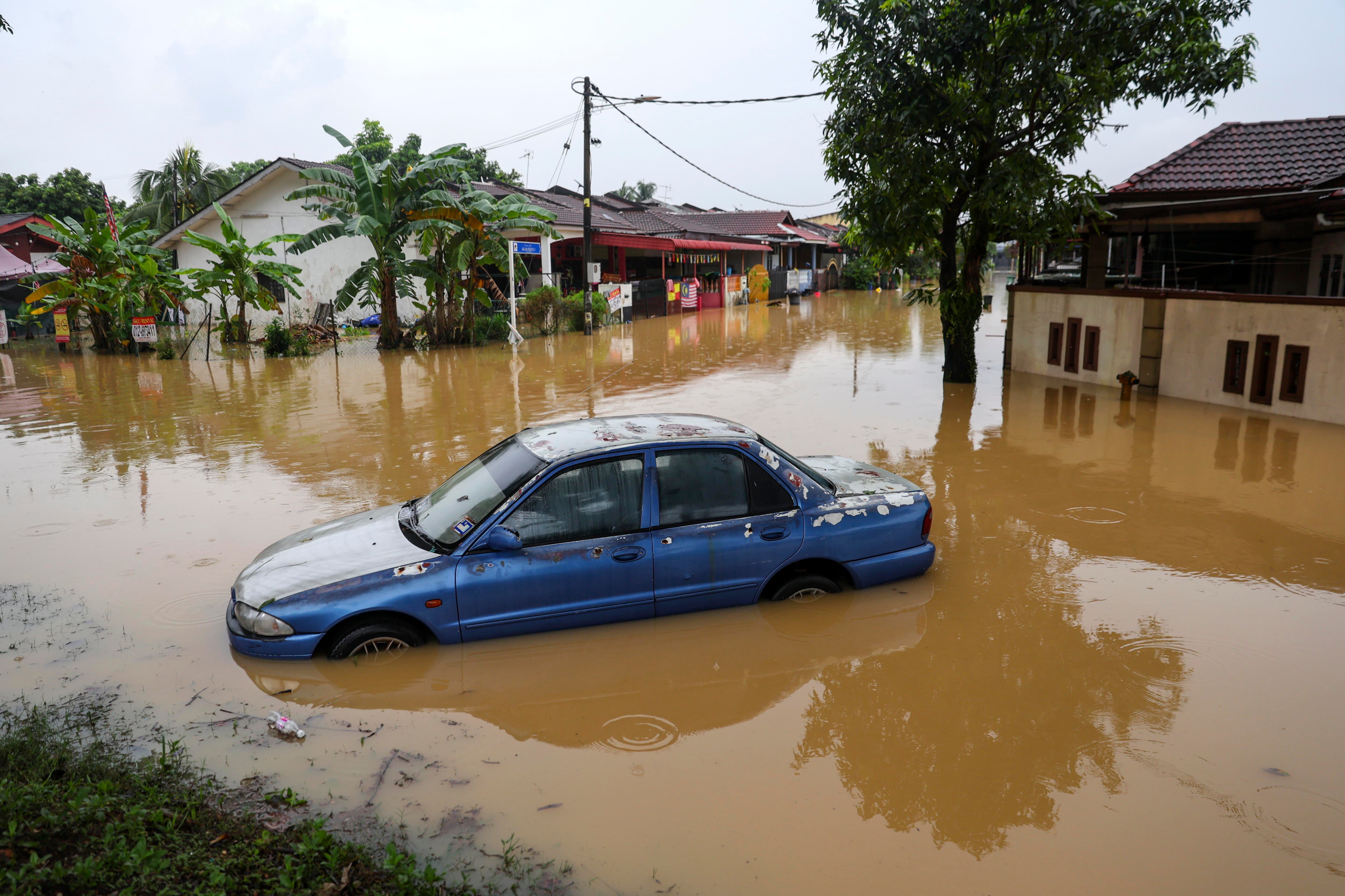 Inundaciones en Malasia. I Foto: EFE/EPA/FAZRY ISMAIL.