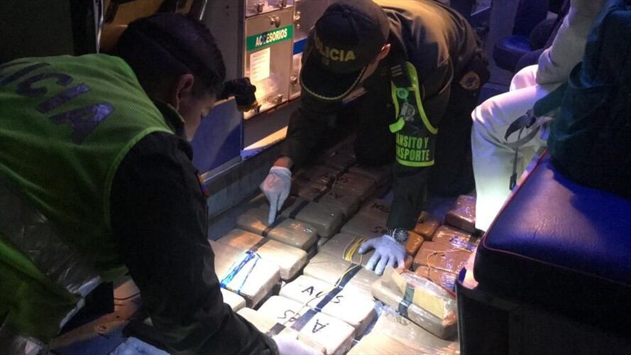El cargamento estaba avaluado en más de 300 millones de pesos en el mercado negro. Foto: Policía Nacional