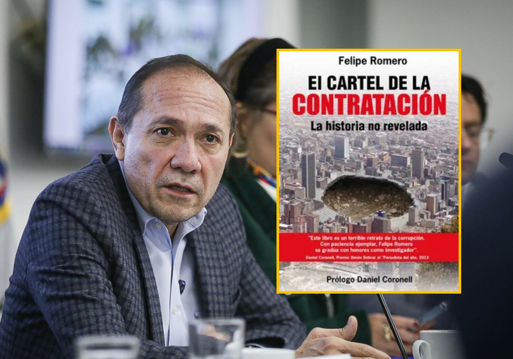 El libro que relaciona a Antonio Sanguino con el Cartel de la Contratación de Bogotá: habló su autor