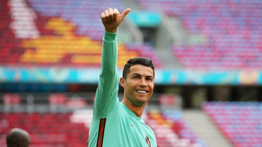 Cristiano Ronaldo, jugador de Portugal en la Eurocopa 2021. Foto: Alex Livesey - UEFA/Getty Images