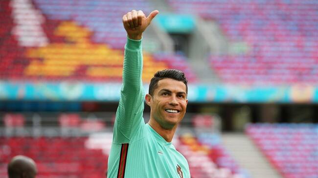 Cristiano Ronaldo, jugador de Portugal en la Eurocopa 2021. Foto: Alex Livesey - UEFA/Getty Images