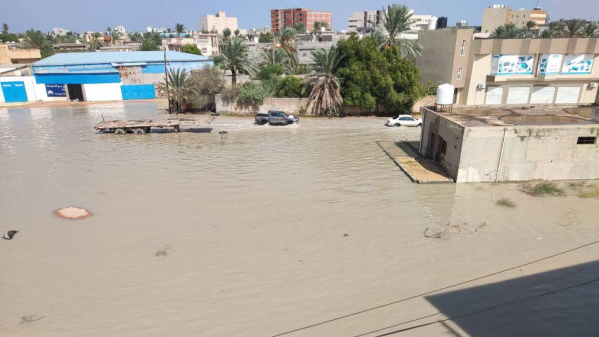 Al menos 150 muertos en Libia en inundaciones tras lluvias torrenciales