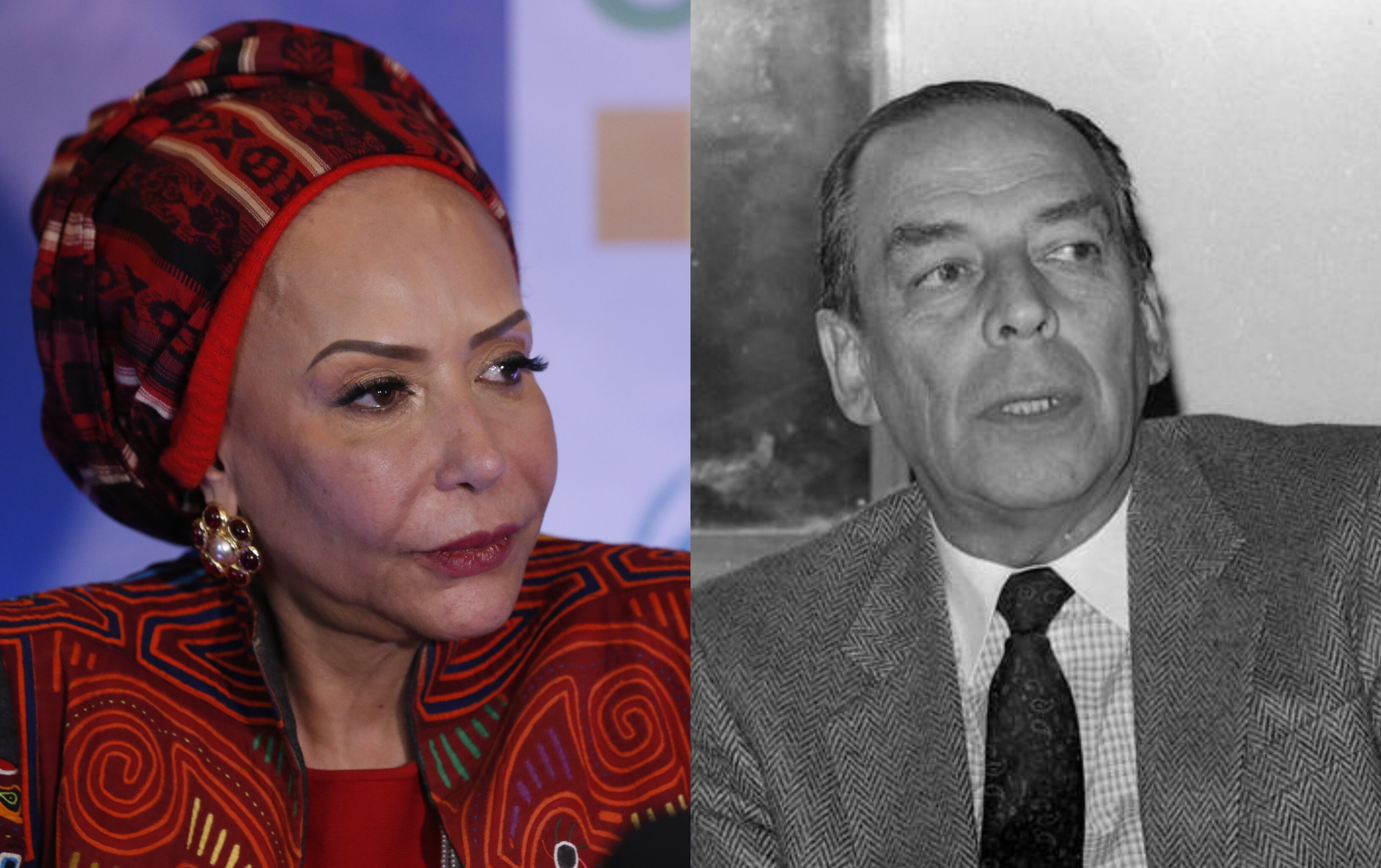 Piedad Córdoba y Álvaro Gómez Hurtado. Foto: Colprensa.