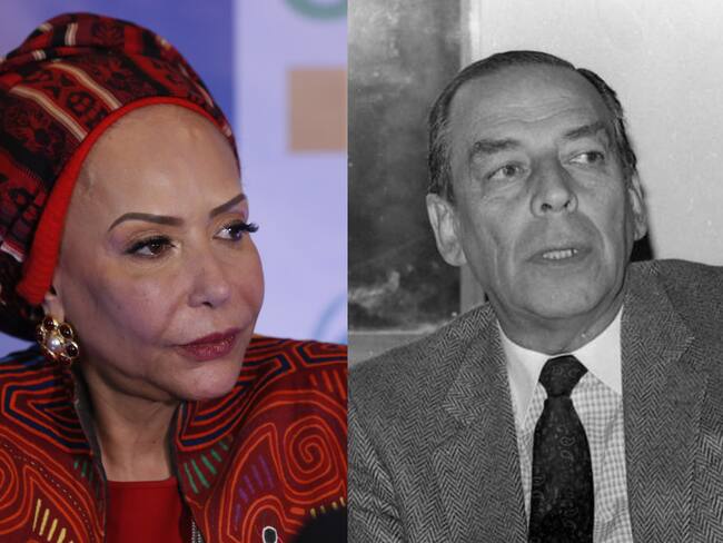 Piedad Córdoba y Álvaro Gómez Hurtado. Foto: Colprensa.