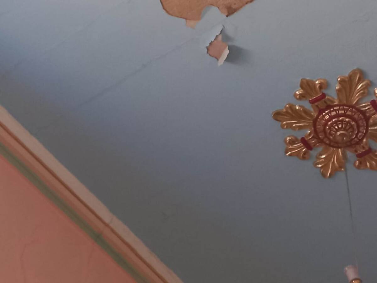 Boyacá: cierran santuario en Güicán de la Sierra por desprendimiento del techo