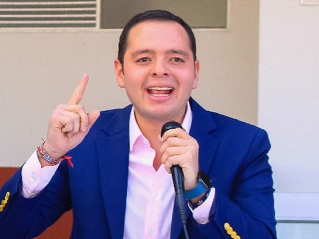 Alcalde de Manizales, Carlos Mario Marín Correa. Foto: