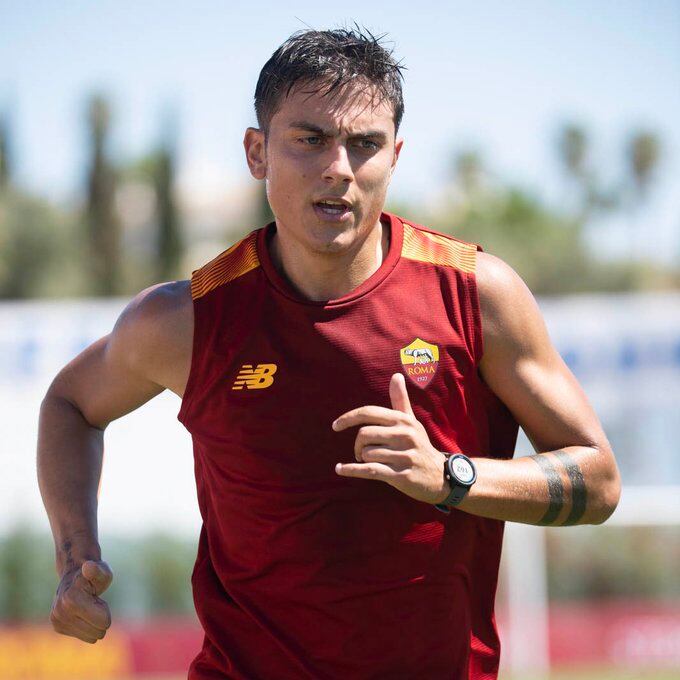 Paulo Dybala, jugador de Roma. Foto: Twitter @OfficialASRoma