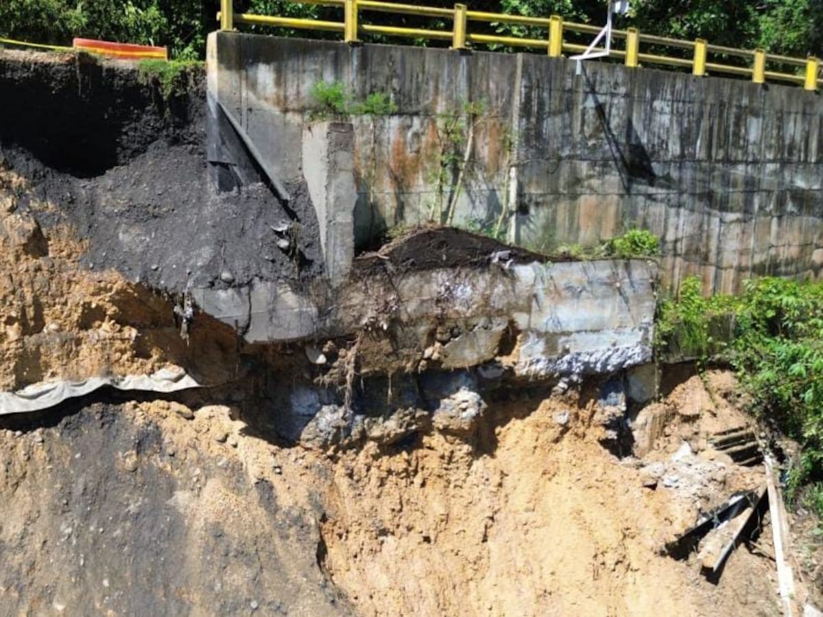 La Transversal del Sisga está en máxima alerta por riesgo de colapso en varios puntos