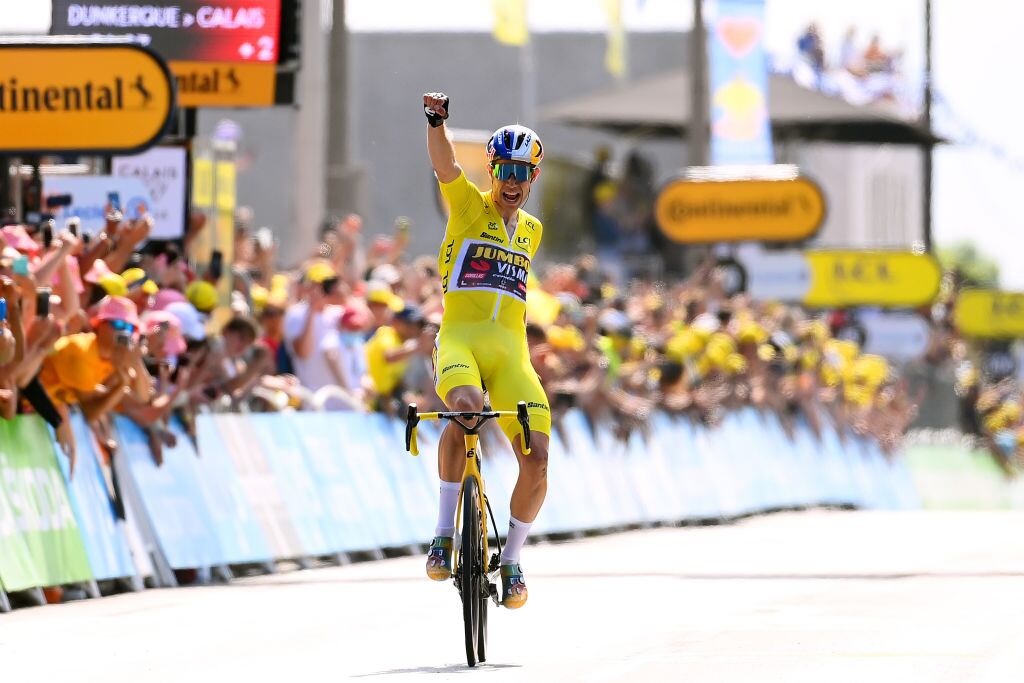 Ciclista belga Wout Van Aert del equipo Jumbo - Visma  (Photo by Tim de Waele/Getty Images)