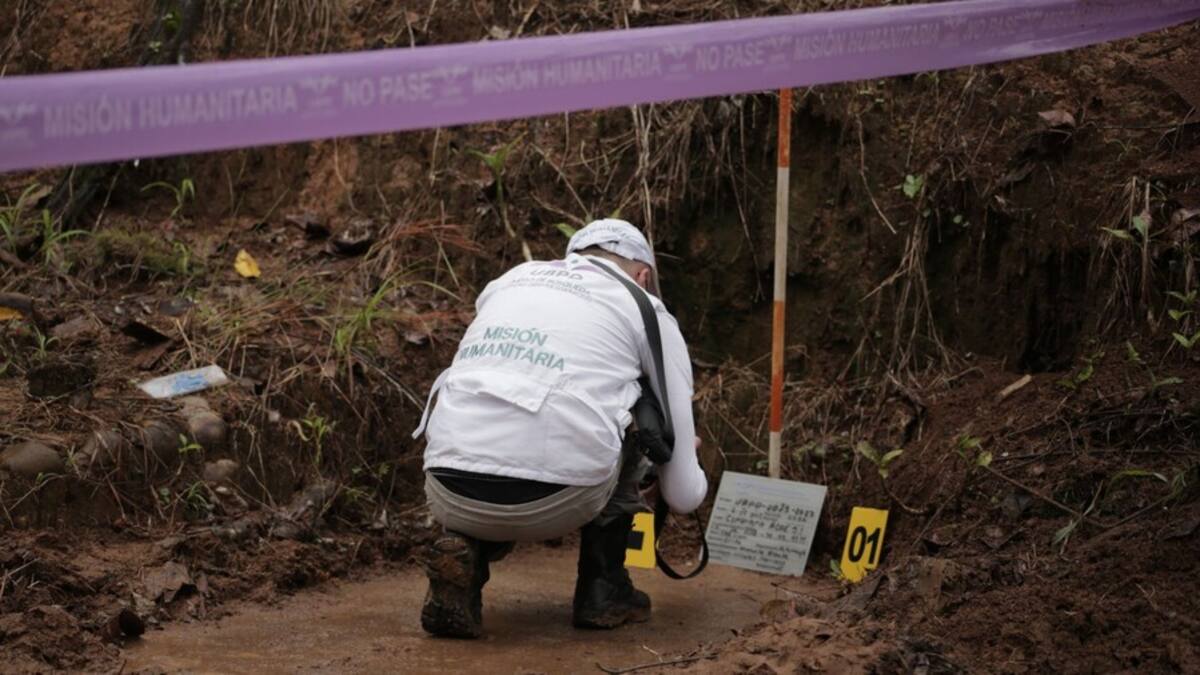 Recuperan en Risaralda cuatro cuerpos de posibles desaparecidos durante el conflicto