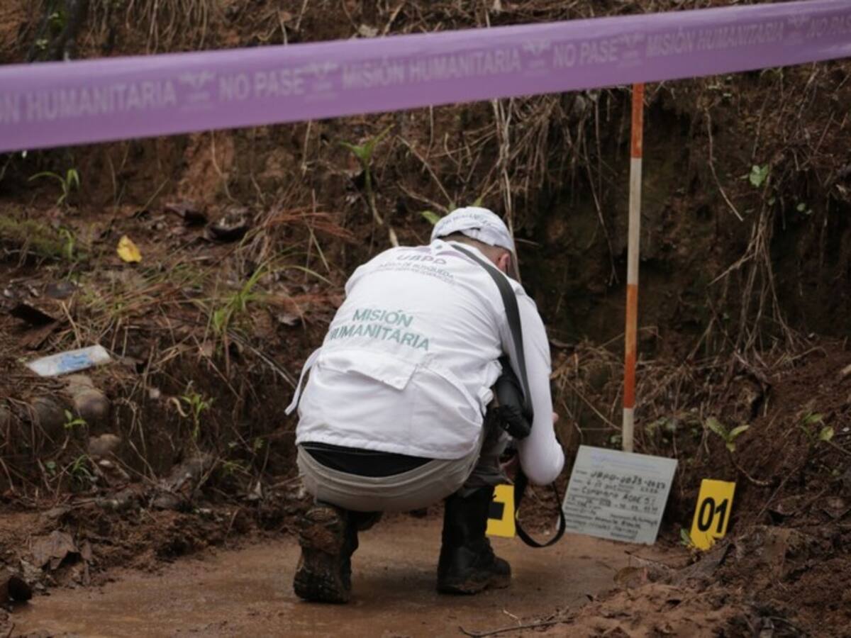 Recuperan en Risaralda cuatro cuerpos de posibles desaparecidos durante el conflicto
