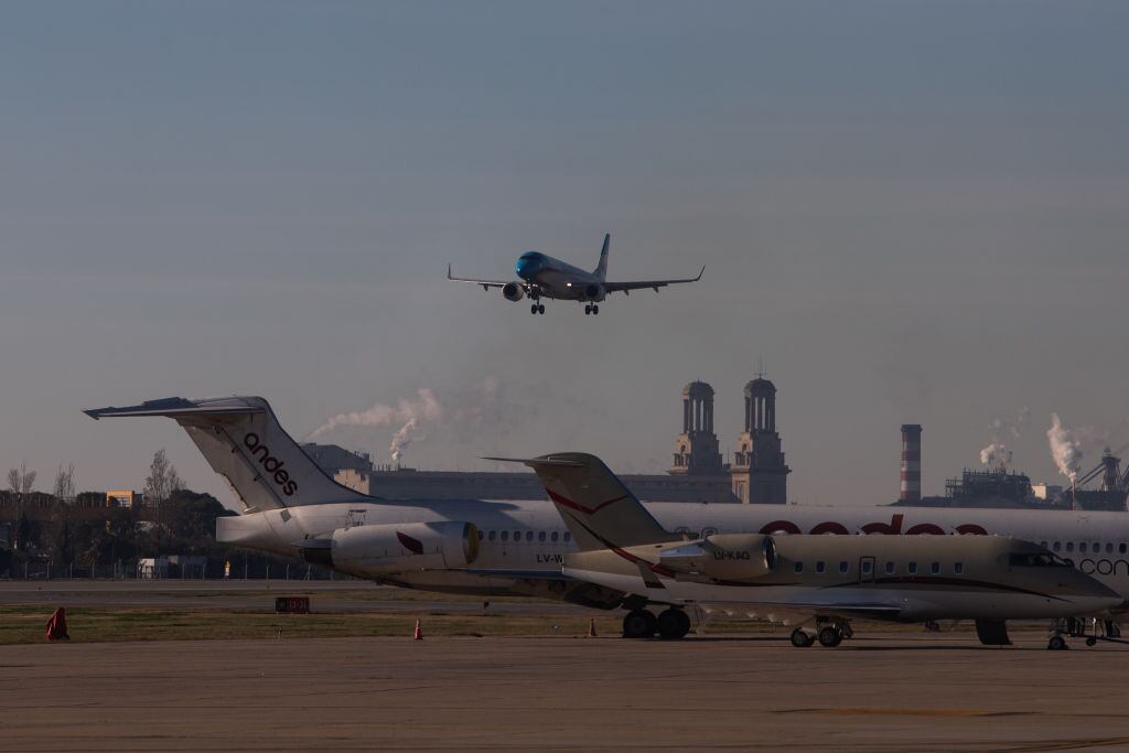 Aeropuerto en Argentina. (Photo by Matías Baglietto/NurPhoto via Getty Images)
