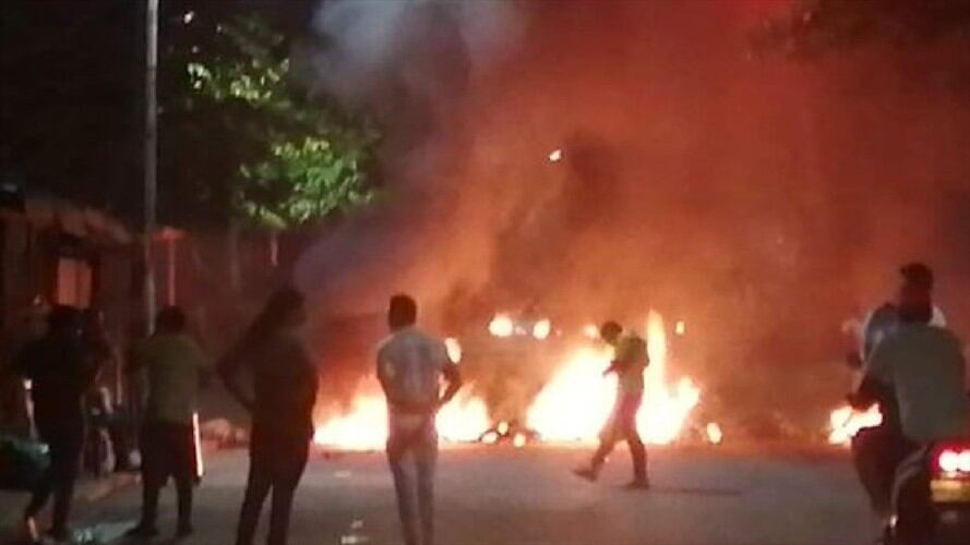 DIsturbios Bucaramanga. Foto: suministrada.