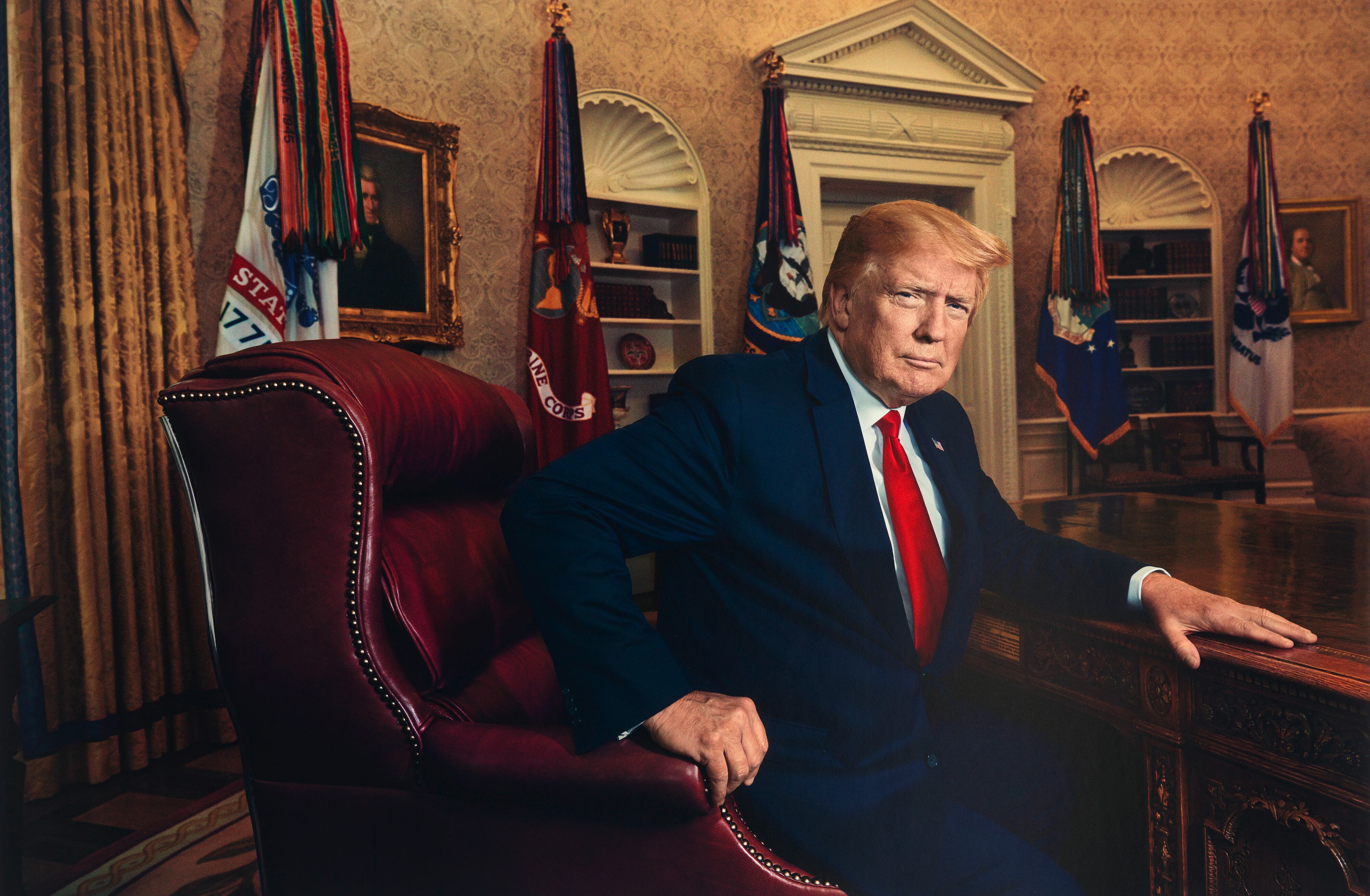 Donald Trump. FOTO: EFE/ Pari Dukovic /Instituto Smithsonian/Galería Nacional de Retratos