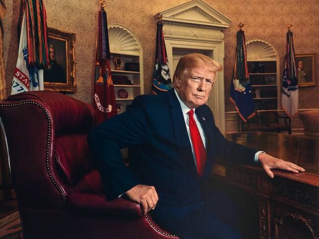 Donald Trump. FOTO: EFE/ Pari Dukovic /Instituto Smithsonian/Galería Nacional de Retratos