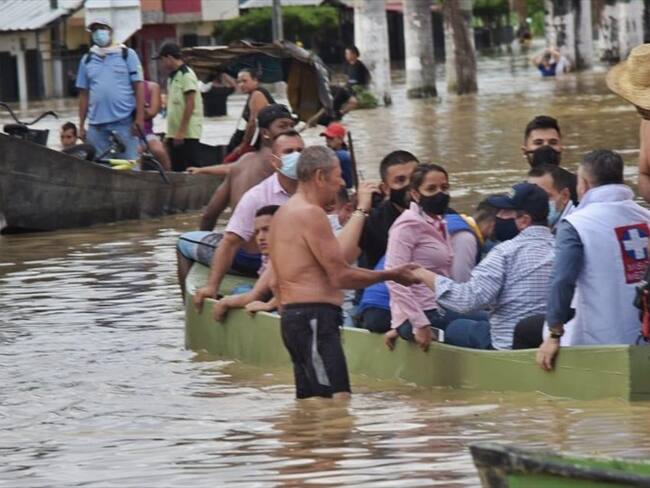Inundaciones en Risaralda. Foto: Cortesía Gobernación de Risaralda