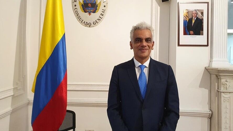 Ricardo Lozano, cónsul general en Londres. Foto: Cortesía Consulado en Londres