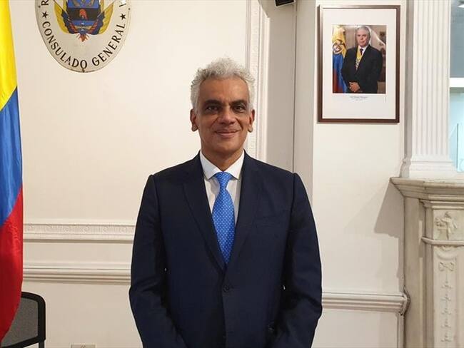 Ricardo Lozano, cónsul general en Londres. Foto: Cortesía Consulado en Londres