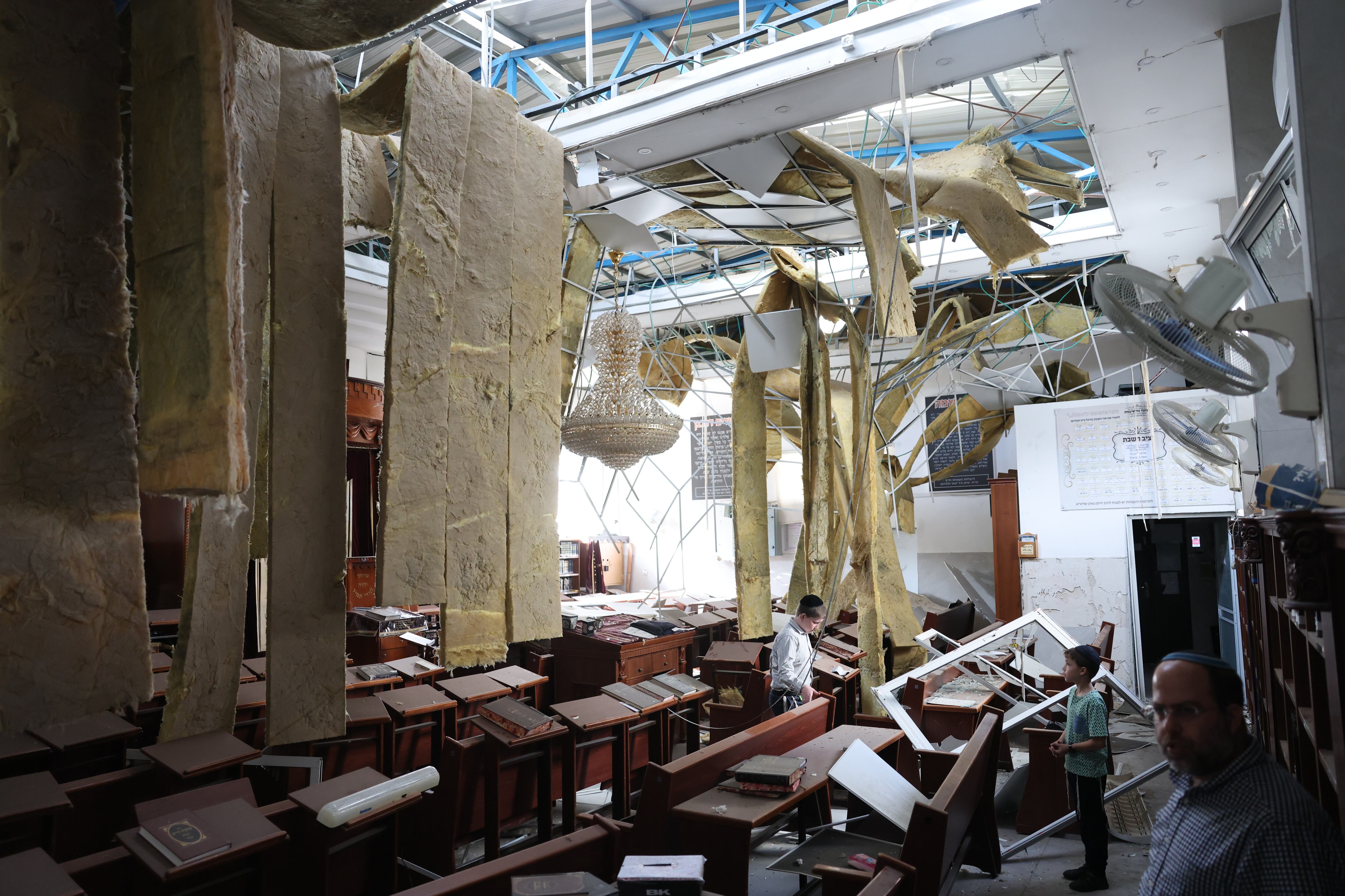 Ataque iraní a Israel. Foto: EFE/EPA/ABIR SULTAN.