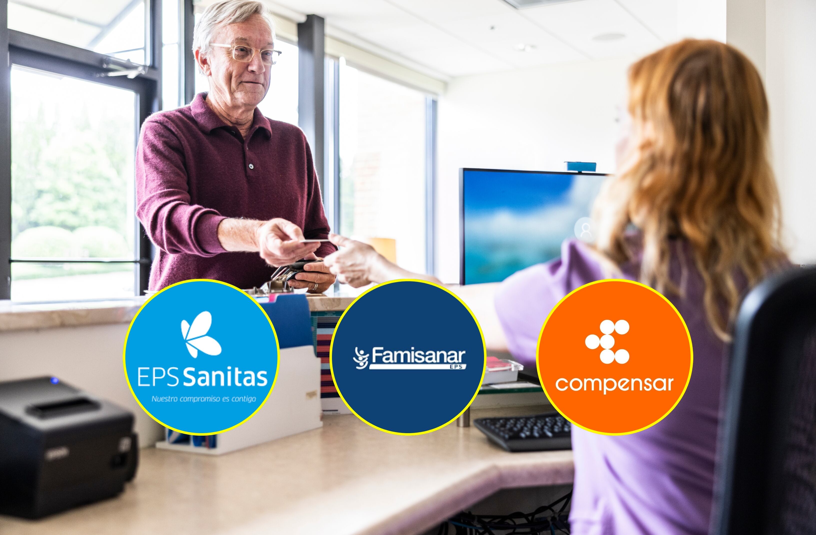 Imagen de referencia de Getty Images y EPS Sanitas, Famisanar y Compensar