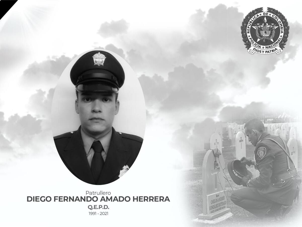 Procedimiento policial en Cali deja un uniformado muerto y otro herido