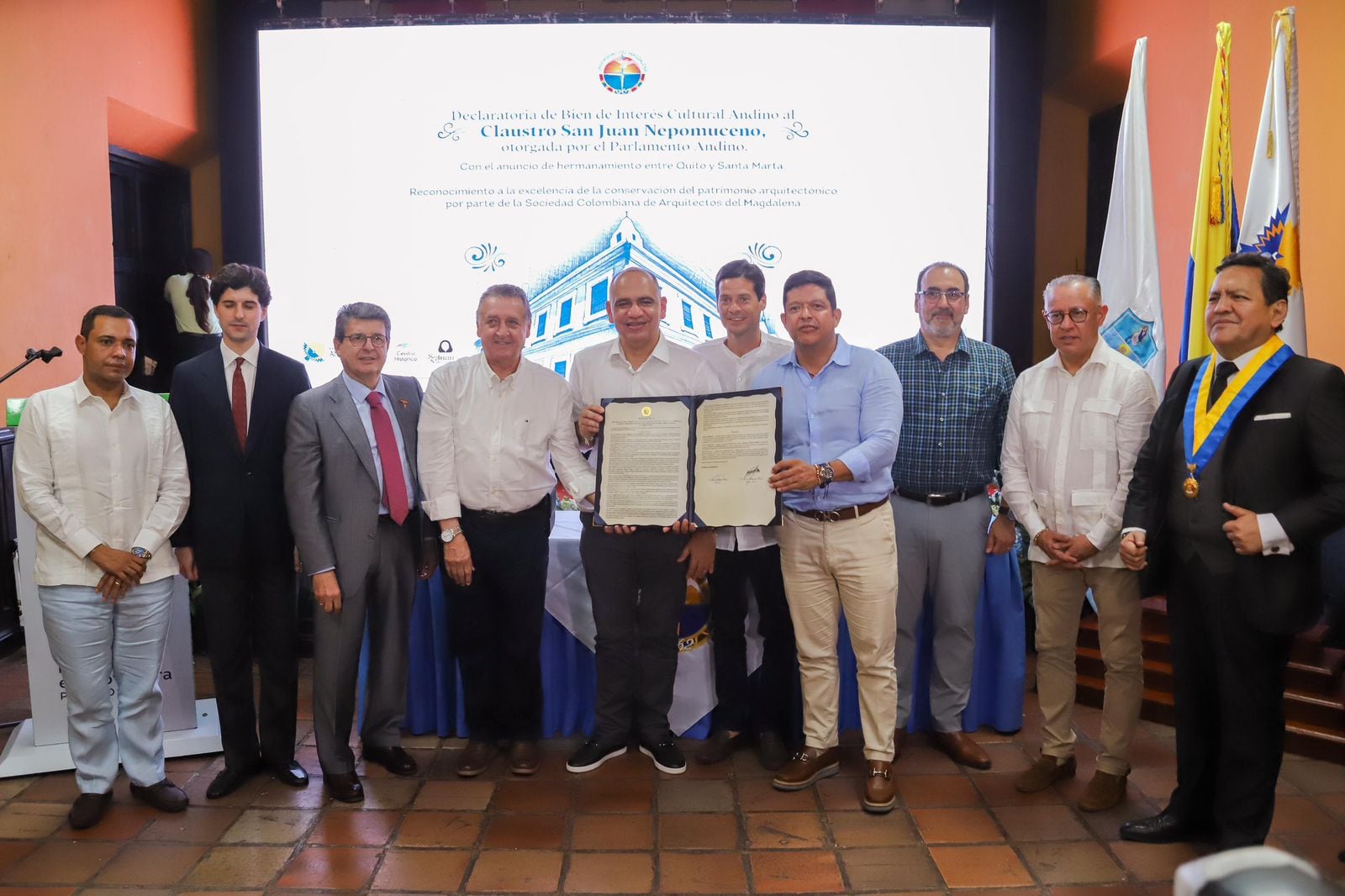 Santa Marta se consolida como referente patrimonial en Los Andes/ Alcaldía  de Santa Marta 