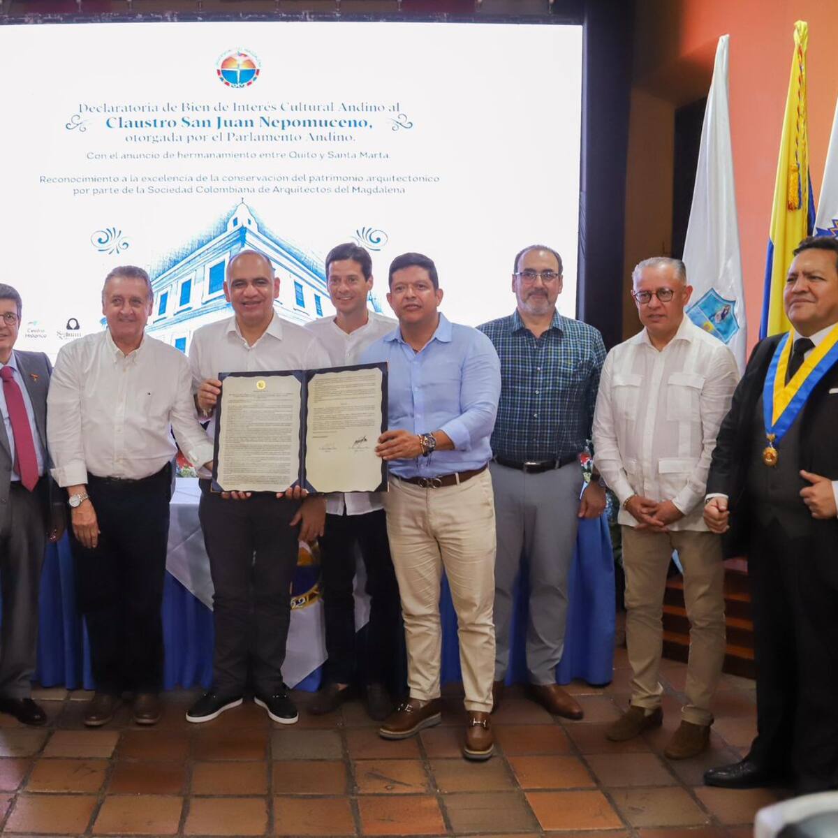 Santa Marta se consolida como referente patrimonial en Los Andes