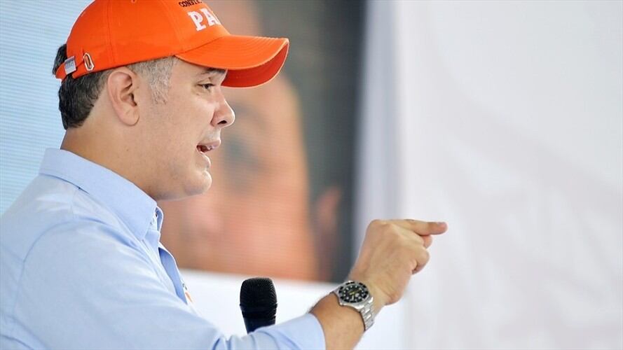 Imagen favorable del presidente Iván Duque es de 48,2%, según encuesta Guarumo. Foto: Colprensa