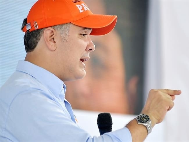 Imagen favorable del presidente Iván Duque es de 48,2%, según encuesta Guarumo. Foto: Colprensa