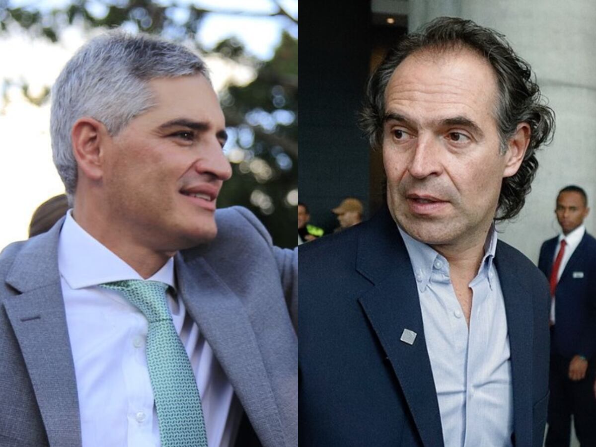 Andrés Julián Rendón y Federico 'Fico' Gutiérrez. Foto: Colprensa